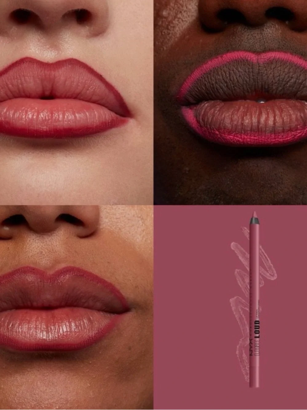 NYX Line Loud Lip Pencil - Dusty Rose